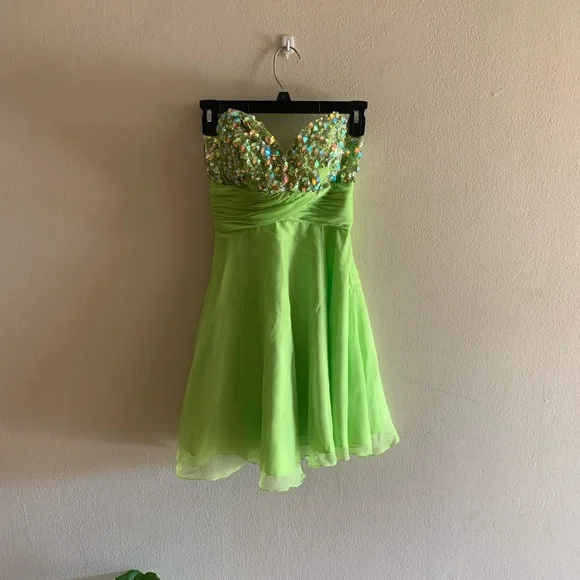 Tiffany Designs | Dresses | Light Green Homecomingpromcostume Dress |  Poshmark